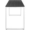 image:imageFlash Furniture Clifton Modern Office Computer Desk with Top and Bottom Storage Shelves Small Computer Desk for Home Office 28W BlackRustic Gray