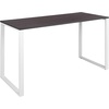 image:imageFlash Furniture Clifton Modern Office Computer Desk with Top and Bottom Storage Shelves Small Computer Desk for Home Office 28W BlackRustic Gray