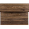 image:imageFlash Furniture Clifton Modern Office Computer Desk with Top and Bottom Storage Shelves Small Computer Desk for Home Office 28W BlackRustic Walnut