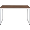 image:imageFlash Furniture Clifton Modern Office Computer Desk with Top and Bottom Storage Shelves Small Computer Desk for Home Office 28W BlackWalnut