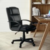 image:imageFlash Furniture Coffman Flash Fundamentals MidBack LeatherSoft Office and Gaming Chair Ergonomic Office Chair with Padded LeatherSoft Seat and Arms Black