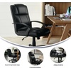 image:imageFlash Furniture Coffman Flash Fundamentals MidBack LeatherSoft Office and Gaming Chair Ergonomic Office Chair with Padded LeatherSoft Seat and Arms Black