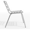 image:imageFlash Furniture Commercial Aluminum IndoorOutdoor Restaurant Stack Chair with Triple Slat BackAluminum
