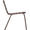 image:imageFlash Furniture Commercial Aluminum IndoorOutdoor Restaurant Stack Chair with Triple Slat BackBronze