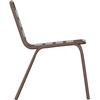 image:imageFlash Furniture Commercial Aluminum IndoorOutdoor Restaurant Stack Chair with Triple Slat BackBronze