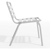 image:imageFlash Furniture Commercial Aluminum IndoorOutdoor Restaurant Stack Chair with Triple Slat BackSilver
