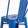 image:imageFlash Furniture Commercial Grade 24 High Black Metal IndoorOutdoor Counter Height Stool with Removable BackBlue