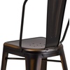 image:imageFlash Furniture Commercial Grade 24 High Black Metal IndoorOutdoor Counter Height Stool with Removable BackCopper