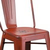 image:imageFlash Furniture Commercial Grade 24 High Black Metal IndoorOutdoor Counter Height Stool with Removable BackKelly Red