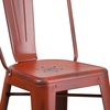 image:imageFlash Furniture Commercial Grade 24 High Black Metal IndoorOutdoor Counter Height Stool with Removable BackKelly Red