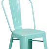 image:imageFlash Furniture Commercial Grade 24 High Black Metal IndoorOutdoor Counter Height Stool with Removable BackMint Green