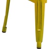 image:imageFlash Furniture Commercial Grade 30 High Backless Silver Metal IndoorOutdoor BarStool with Square SeatDistressed Yellow