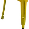 image:imageFlash Furniture Commercial Grade 30 High Backless Silver Metal IndoorOutdoor BarStool with Square SeatDistressed Yellow