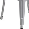 image:imageFlash Furniture Commercial Grade 30 High Backless Silver Metal IndoorOutdoor BarStool with Square SeatSilver