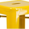image:imageFlash Furniture Commercial Grade 30 High Backless Silver Metal IndoorOutdoor BarStool with Square SeatYellow