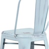 image:imageFlash Furniture Commercial Grade 30 High Black Metal IndoorOutdoor Barstool with Removable BackDistressed Greenblue
