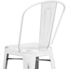 image:imageFlash Furniture Commercial Grade 30 High Black Metal IndoorOutdoor Barstool with Removable BackDistressed White
