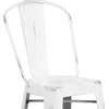 image:imageFlash Furniture Commercial Grade 30 High Black Metal IndoorOutdoor Barstool with Removable BackDistressed White