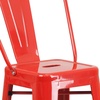 image:imageFlash Furniture Commercial Grade 30 High Black Metal IndoorOutdoor Barstool with Removable BackRed