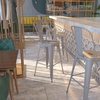 image:imageFlash Furniture Commercial Grade 30 High Black Metal IndoorOutdoor Barstool with Removable BackSilver