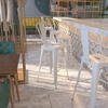 image:imageFlash Furniture Commercial Grade 30 High Black Metal IndoorOutdoor Barstool with Removable BackWhite