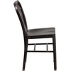 image:imageFlash Furniture Commercial Grade Black Metal IndoorOutdoor ChairBlackantique Gold