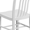 image:imageFlash Furniture Commercial Grade Black Metal IndoorOutdoor ChairWhite