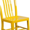 image:imageFlash Furniture Commercial Grade Black Metal IndoorOutdoor ChairYellow
