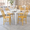 image:imageFlash Furniture Commercial Grade Black Metal IndoorOutdoor ChairYellow
