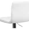 image:imageFlash Furniture Contemporary Button Tufted White Vinyl Adjustable Height Barstool with Chrome BaseWhite