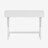 image:imageFlash Furniture Darla Computer Desk  White Home Office Desk with Storage Drawer  42 Long Writing Desk for BedroomWhite