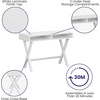 image:imageFlash Furniture Darla Computer Desk  White Home Office Desk with Storage Drawer  42 Long Writing Desk for BedroomWhite