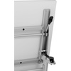 image:imageFlash Furniture Davis Commercial Nesting Flip Training Table HeavyDuty Steel Frame and YLegs Modesty Panel 1 Thick Tabletop 60 x 24 Gray TopGray FrameGray TopGray Frame