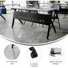 image:imageFlash Furniture Davis Commercial Nesting Flip Training Table HeavyDuty Steel Frame and YLegs Modesty Panel 1 Thick Tabletop 60 x 24 Gray TopGray FrameGray TopBlack Frame