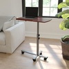 image:imageFlash Furniture Dunbar Angle and Height Adjustable Mobile Laptop Computer Table with Cherry Top