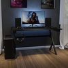 image:imageFlash Furniture Duncan Gaming Desk 4525 x 29 Computer Table Gamer Workstation with Headphone Holder and 2 Cable Management Holes Set of 1BlackBlack