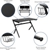 image:imageFlash Furniture Duncan Gaming Desk 4525 x 29 Computer Table Gamer Workstation with Headphone Holder and 2 Cable Management Holes Set of 1BlackBlack
