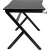 image:imageFlash Furniture Duncan Gaming Desk 4525 x 29 Computer Table Gamer Workstation with Headphone Holder and 2 Cable Management Holes Set of 1BlackBlack