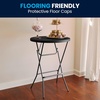 image:imageFlash Furniture Elon Round Folding Bar Height Table for Parties and Commercial Events IndoorOutdoor Plastic Bar Height Folding Table 32 BlackBlack