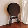 image:imageFlash Furniture Elon Round Folding Bar Height Table for Parties and Commercial Events IndoorOutdoor Plastic Bar Height Folding Table 32 BlackBlack