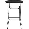 image:imageFlash Furniture Elon Round Folding Bar Height Table for Parties and Commercial Events IndoorOutdoor Plastic Bar Height Folding Table 32 BlackBlack