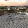 image:imageFlash Furniture Elon Round Folding Bar Height Table for Parties and Commercial Events IndoorOutdoor Plastic Bar Height Folding Table 32 BlackBlack