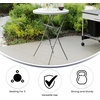 image:imageFlash Furniture Elon Round Folding Bar Height Table for Parties and Commercial Events IndoorOutdoor Plastic Bar Height Folding Table 32 BlackWhite