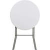 image:imageFlash Furniture Elon Round Folding Bar Height Table for Parties and Commercial Events IndoorOutdoor Plastic Bar Height Folding Table 32 BlackWhite