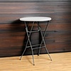 image:imageFlash Furniture Elon Round Folding Bar Height Table for Parties and Commercial Events IndoorOutdoor Plastic Bar Height Folding Table 32 BlackWhite