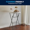 image:imageFlash Furniture Elon Round Folding Bar Height Table for Parties and Commercial Events IndoorOutdoor Plastic Bar Height Folding Table 32 BlackWhite
