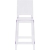 image:imageFlash Furniture Emilie Ghost Counter Stool with Square Back in Transparent Crystal1 Pack