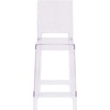 image:imageFlash Furniture Emilie Ghost Counter Stool with Square Back in Transparent Crystal4 Pack