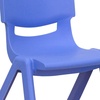image:imageFlash Furniture Emmy Adjustable Classroom Activity Table with 6 Stackable Chairs Rectangular Plastic Activity Table for Kids 23625 W x 4725 L RedGrayBlue