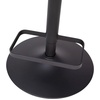 image:imageFlash Furniture Erik Contemporary Adjustable Height Barstool with Footrest and Rounded MidBack Upholstered Bar or Counter Height Stool WhiteChromeBlack VinylBlack Frame